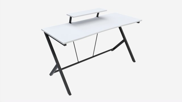 Gaming Home Computer Table Desk Modelo 3D .c4d .max .obj .3ds .fbx .stl .blend 