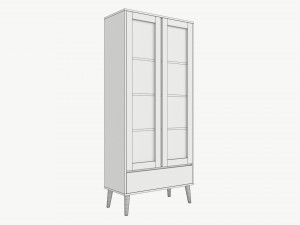 Glass cabinet Nagano Modèle 3D