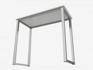 Home Office Computer Desk 32-Inch 3D Model