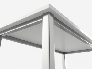 Home Office Computer Desk 32-Inch 3D Model