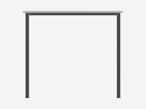 Home Office Computer Desk 32-Inch 3D Model