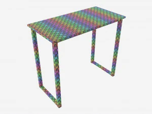 Home Office Computer Desk 32-Inch 3D Model