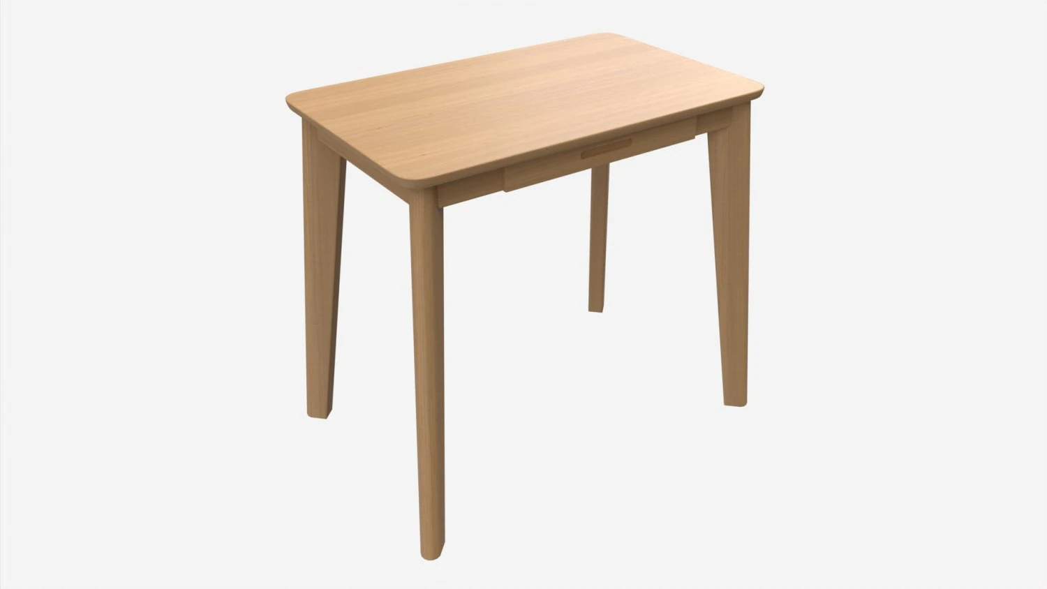Home Office Workbench Desk with Drawer 3D Model .c4d .max .obj .3ds .fbx .stl .blend