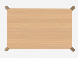Home Office Workbench Desk with Drawer 3D Модель