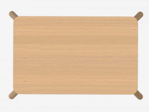 Home Office Workbench Desk with Drawer 3D Model