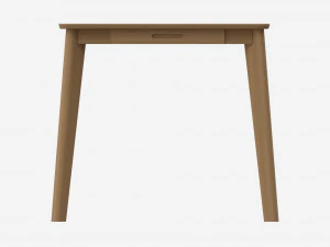 Home Office Workbench Desk with Drawer 3D Model