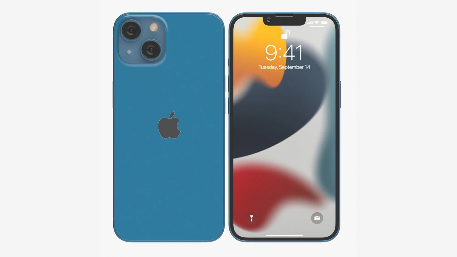 IPhone 13 3D Model .c4d .max .obj .3ds .fbx .stl .blend 