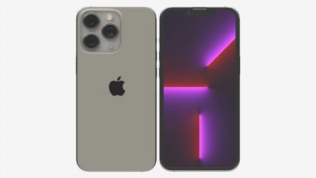 IPhone 13 Pro 3D Model .c4d .max .obj .3ds .fbx .stl .blend 