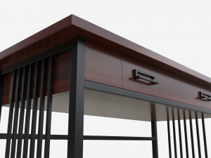 Iron Craft Computer Writing Desk 3Dモデル