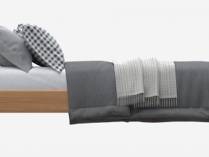 Kingsize Bed Ercol Bosco 3D Модель