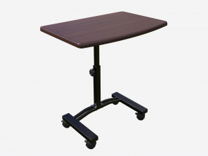 Laptop Cart Desk with Adjustable Height 3D Model