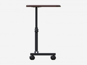 Laptop Cart Desk with Adjustable Height Model 3D