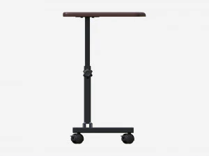 Laptop Cart Desk with Adjustable Height 3D Model