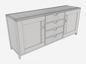 Large Sideboard Ercol Bosco 3D 모델