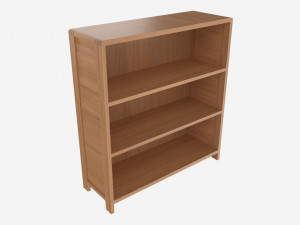 Low Bookcase Ercol Bosco Model 3D