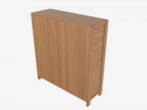 Low Bookcase Ercol Bosco 3D Model