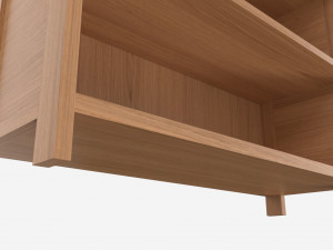 Low Bookcase Ercol Bosco 3D Модель