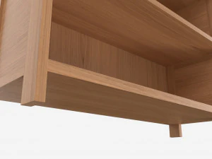 Low Bookcase Ercol Bosco 3D Model