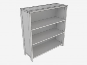 Low Bookcase Ercol Bosco 3D Модель