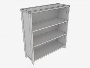 Low Bookcase Ercol Bosco 3D Model