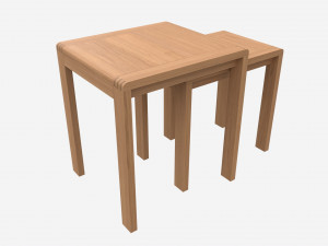 Nest of Tables Ercol Bosco 3D 모델
