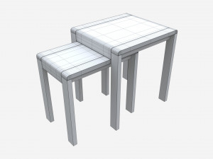 Nest of Tables Ercol Bosco 3D 모델