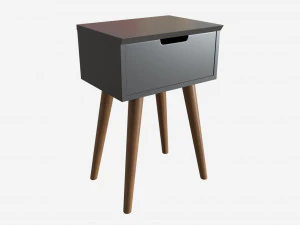 Comodino Mitra Modello 3D