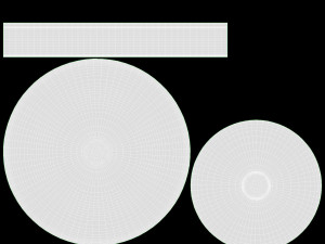 Pancakes on Frying Pan 3D Model
