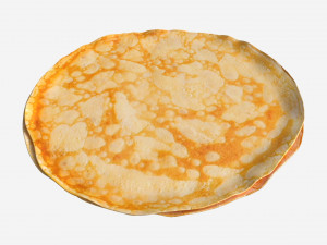 Pancakes plain 3D Model