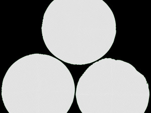 Pancakes Triangular Shape on Plate 3D Model