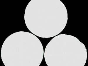 Pancakes Triangular Shape on Plate 3D Model