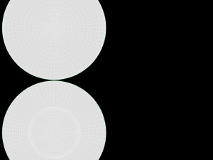 Pancakes Triangular Shape on Plate 3D Model