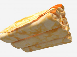Pancakes with Filling 3D Модель
