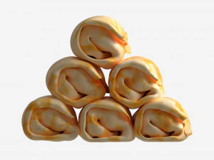 Pancakes with Filling 3D Model