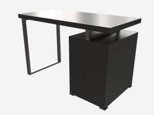 Reversible Set Up Office Desk 3Dモデル