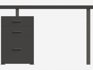 Reversible Set Up Office Desk 3Dモデル
