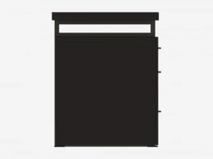 Reversible Set Up Office Desk 3D Model