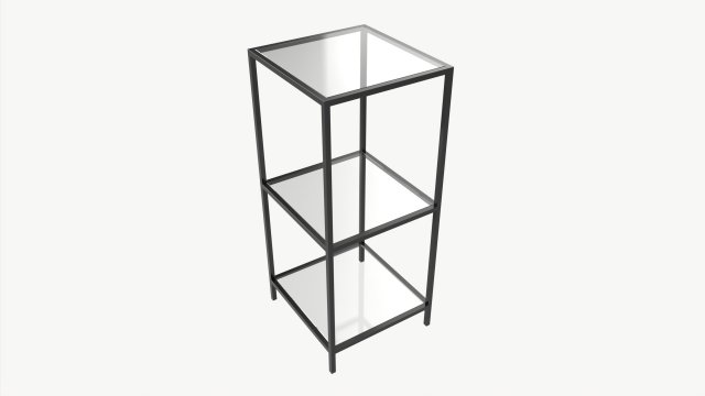 Shelf Seaford glass square 3D 模型 .c4d .max .obj .3ds .fbx .stl .blend 
