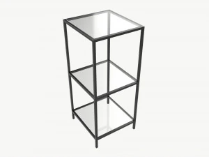 Полка Seaford стеклянная квадратная 3D Модель