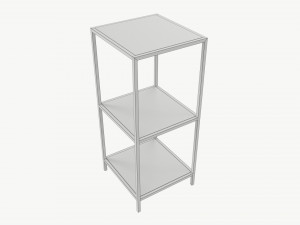 Shelf Seaford glass square 3D 模型