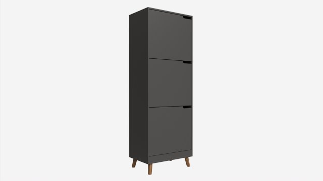Shoe cabinet Mitra 3D Model .c4d .max .obj .3ds .fbx .stl .blend 