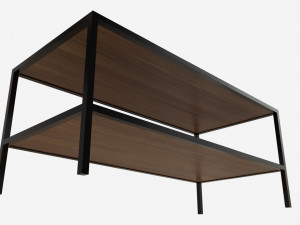 Shoe rack Seaford 01 3D मॉडल