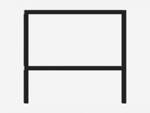 Shoe rack Seaford 01 3D मॉडल