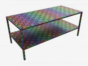 Shoe rack Seaford 01 3D Model