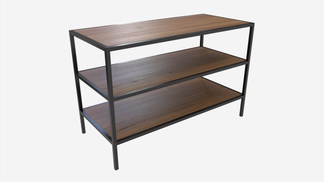 Shoe rack Seaford 02 3D मॉडल .c4d .max .obj .3ds .fbx .stl .blend 