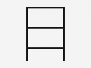 Shoe rack Seaford 02 3D मॉडल