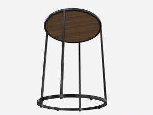 Side table Seaford 01 Modello 3D