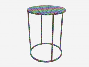 Side table Seaford 01 Modello 3D
