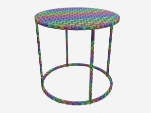 Side table Seaford 02 Modello 3D