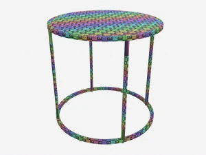 Mesa lateral Seaford 02 Modelo 3D